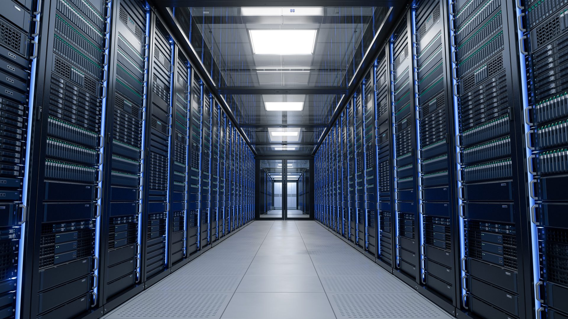 Data Center Hallway